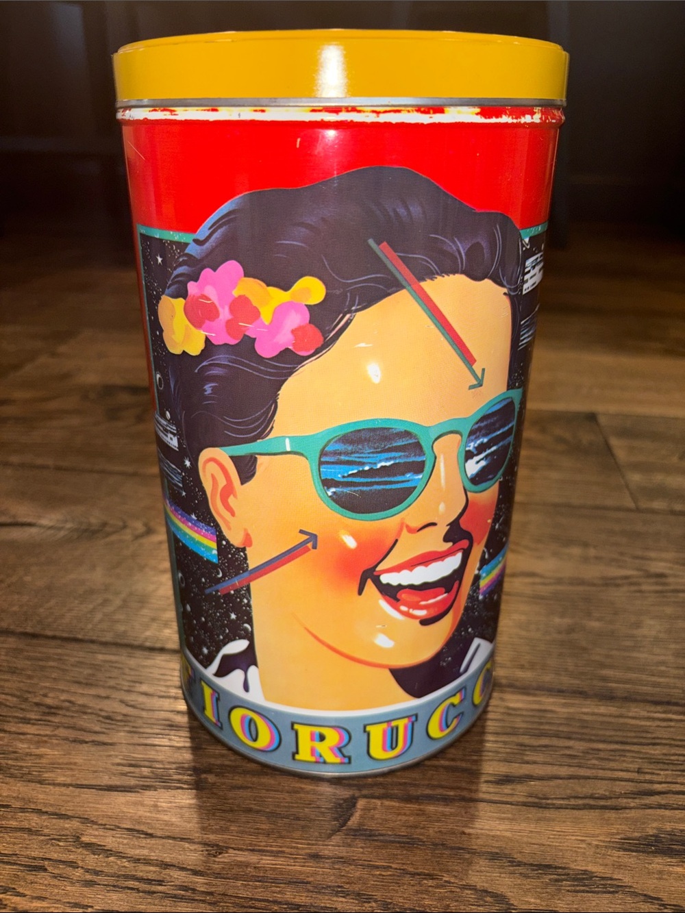 1970s rare Fiorucci “new wave girl” tin RARE